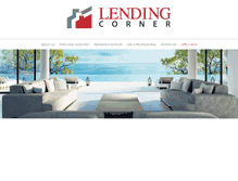 Tablet Screenshot of lendingcorner.com